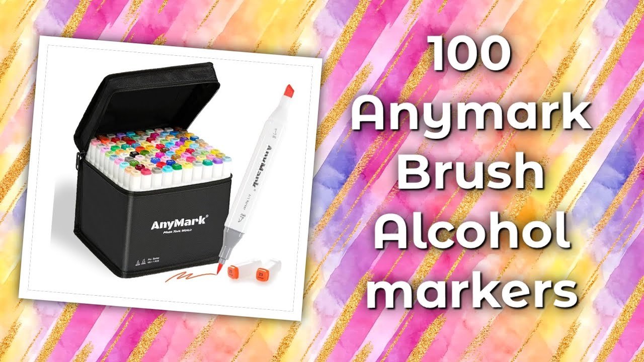 100 brush markers swatched and reviewed, cap to cap (video by Happycolorss_)