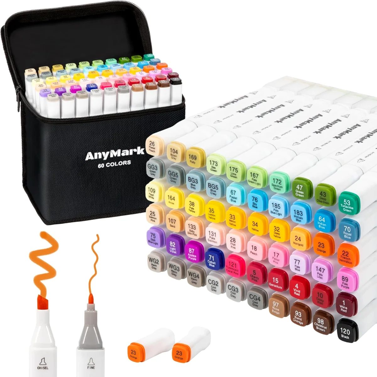 AnyMark Chisel & Fine Alcohol Markers