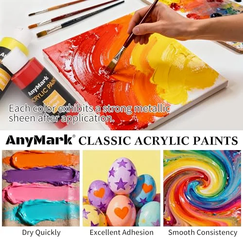Classic Acrylic Paint Set, detail view