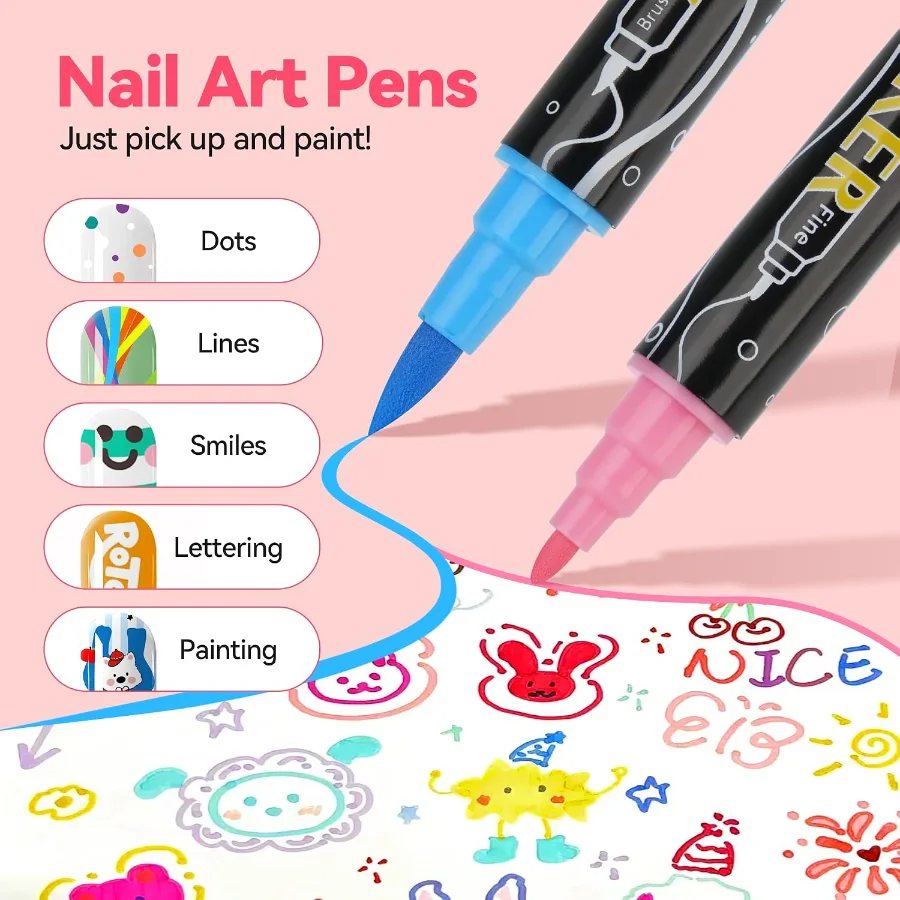 Nail Art Pens, detail view