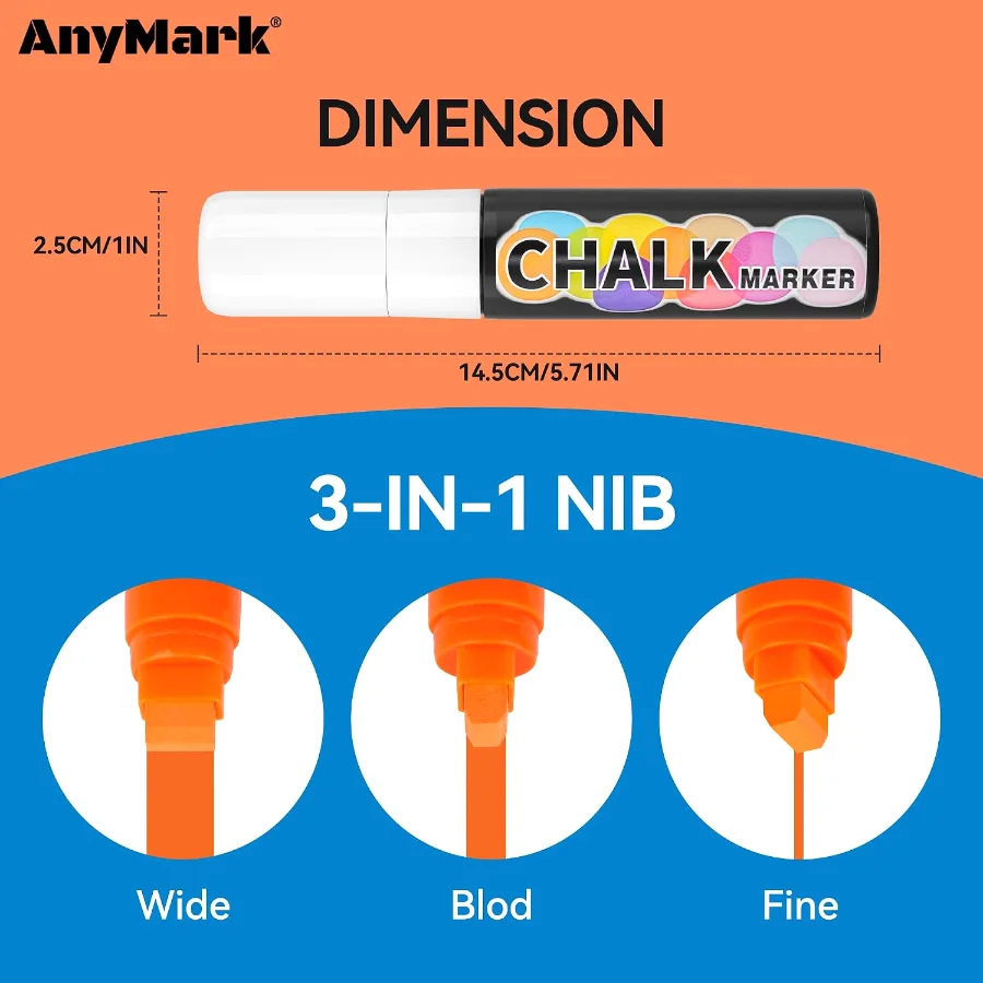 Liquid Chalk Markers, detail view